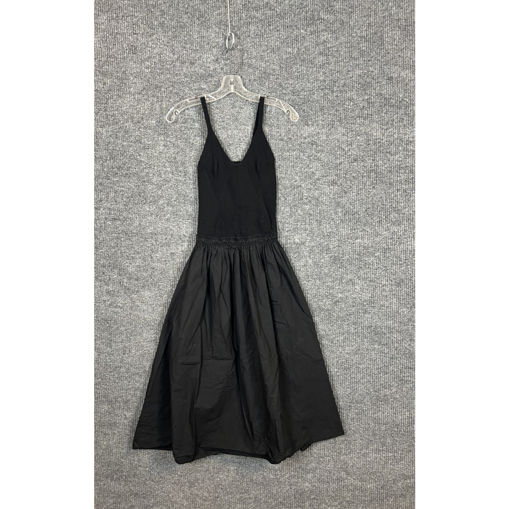 Claudie Pierlot Moulinette Dress Womens Medium Black Sleeveless Timeless Classic